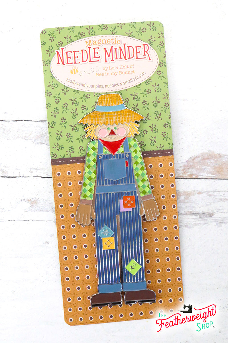 Lori Holt Autumn Scarecrow Needle Minder - Magnetic Pin Holder for Quilting, Sewing & Embroidery Projects | Perfect for Fall Crafting & Fabric Arts