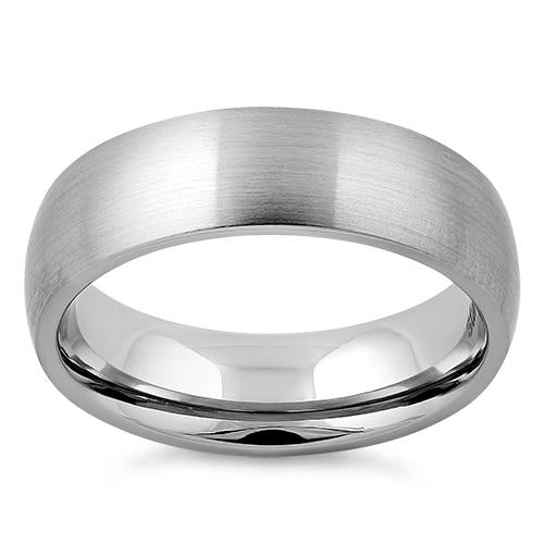 Premium Stainless Steel Satin Finish Wedding Band Ring for Men & Women - Durable, Hypoallergenic Jewelry for Weddings, Anniversaries & Everyday Wear