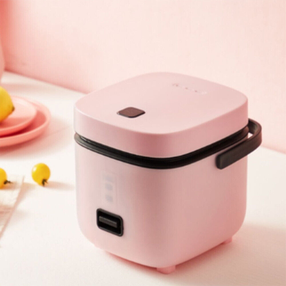 1.2L Mini Rice Cooker - Portable Travel Size Non-Stick Pot for Cooking Rice, Soup & More - Perfect for Dorms, Camping & Small Kitchens - AU Stock