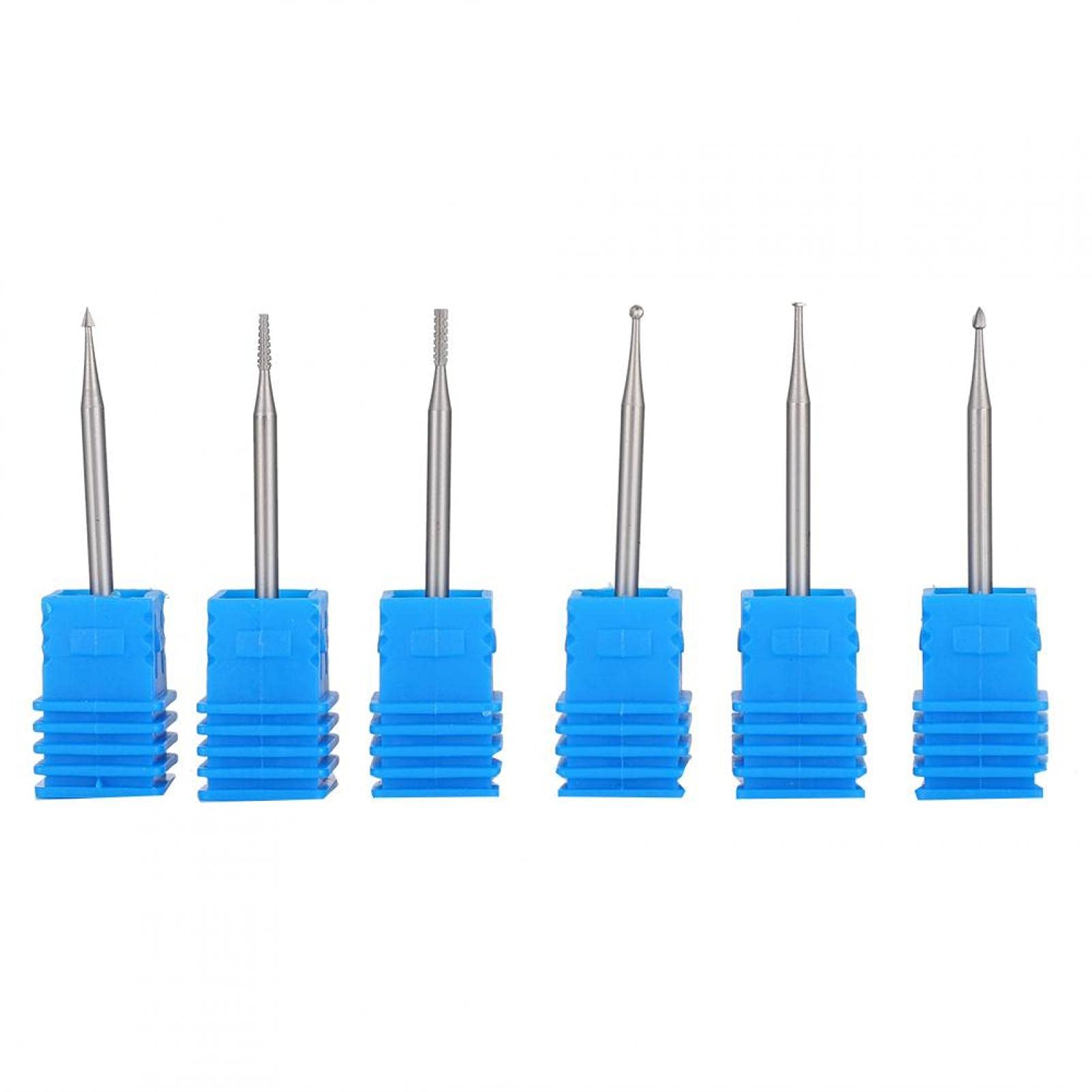 2-Piece Safe Nail Drill Bits Set - 1.4mm for Home Manicure & Salon Care