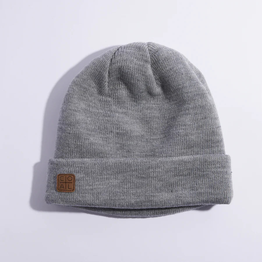 Coal 2024 Harbor Beanie - Light Heather Grey Winter Hat for Men & Women | Warm Knit Skull Cap for Outdoor Activities, Hiking, and Cold Weather