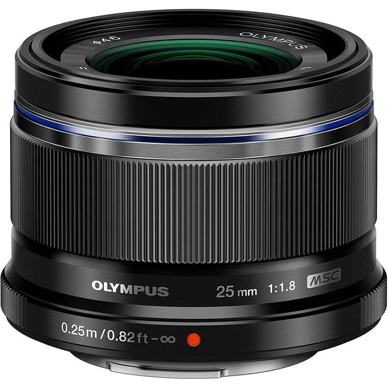 Olympus OM System M.Zuiko Digital 25mm f/1.8 Lens - Fast Prime Lens for Micro Four Thirds Cameras | Perfect for Portraits, Low Light & Street Photography