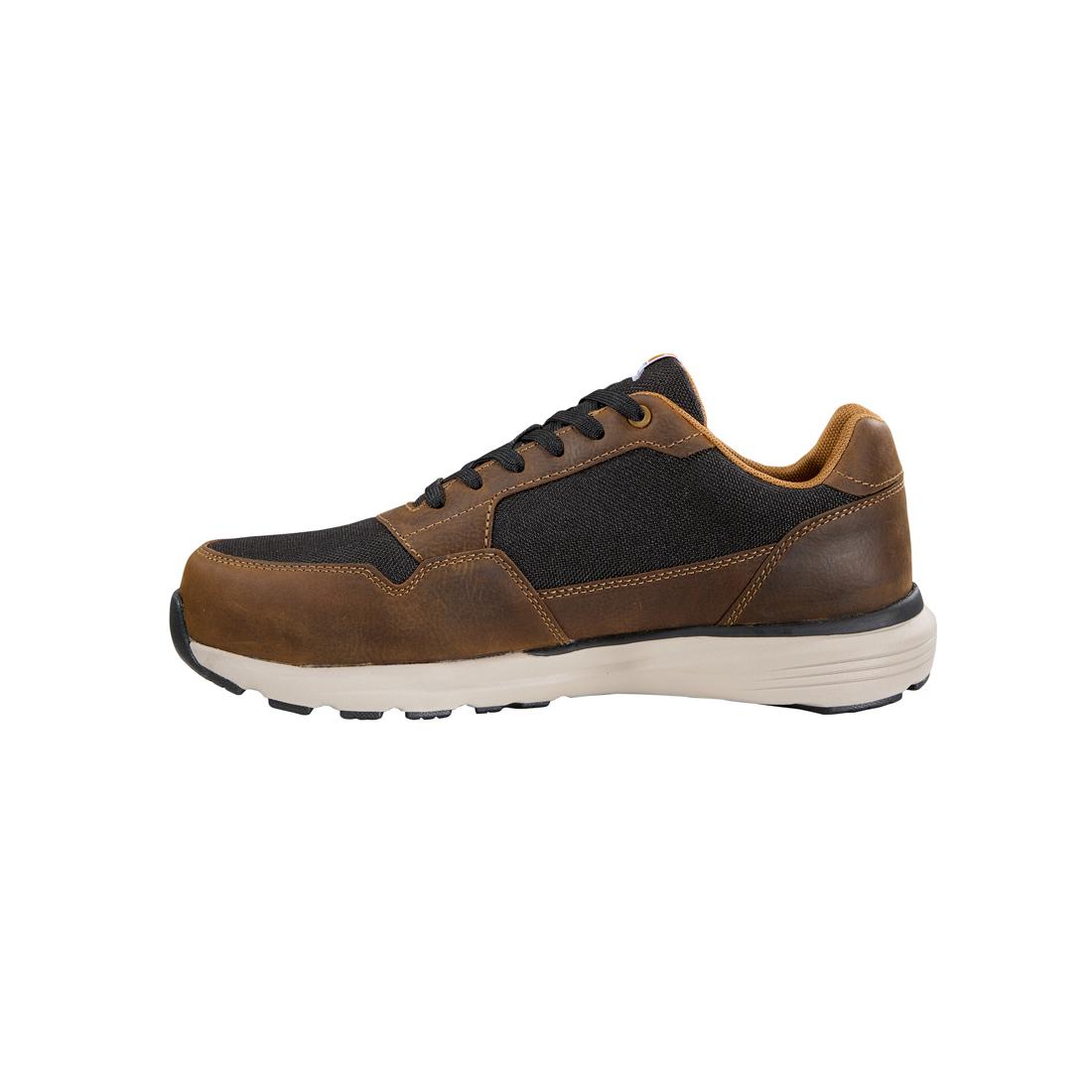 Greenfield ESD Soft Toe Sneakers for Men - Anti-Static Work Shoes in Brown/Black - Comfortable Safety Footwear for Electronics, Cleanroom & Industrial Work Environments