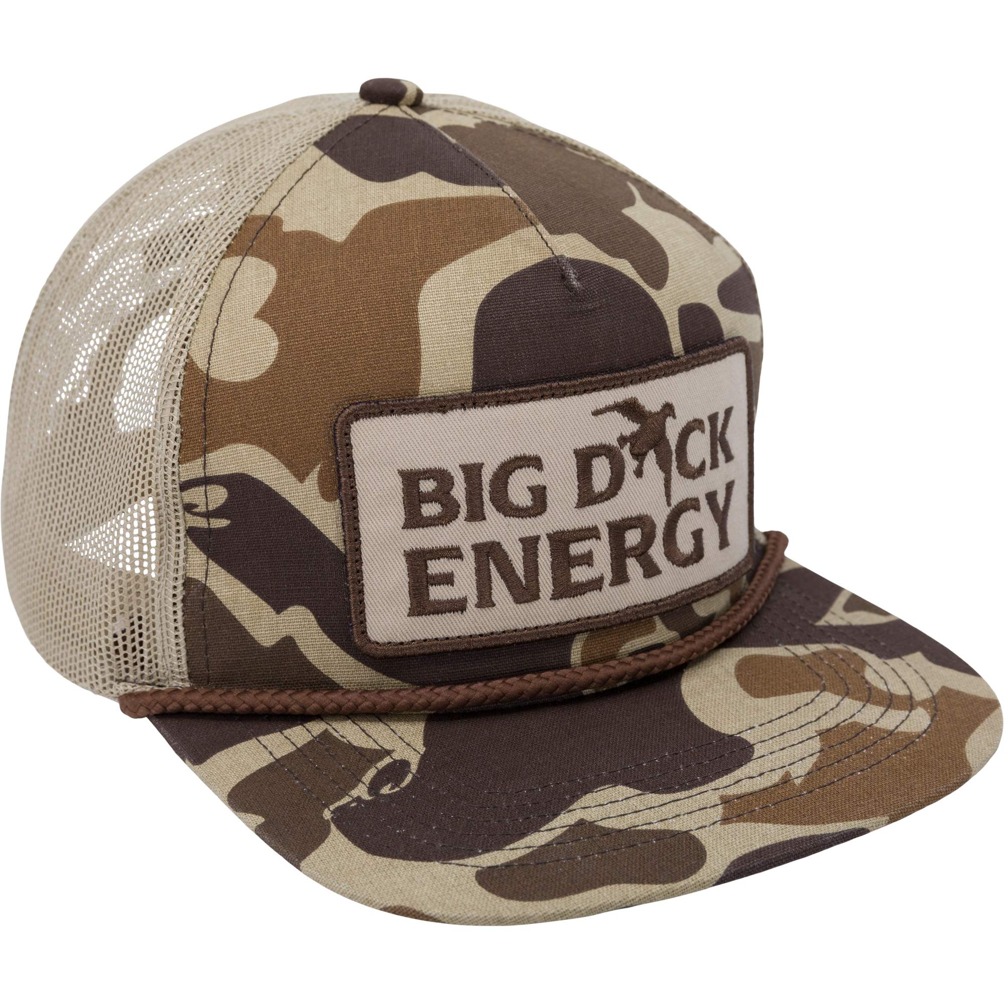 Drake Big Duck Energy Mesh Back Rope Cap - Adjustable Baseball Hat for Men & Women - Breathable Outdoor Sun Hat for Running, Hiking, Fishing