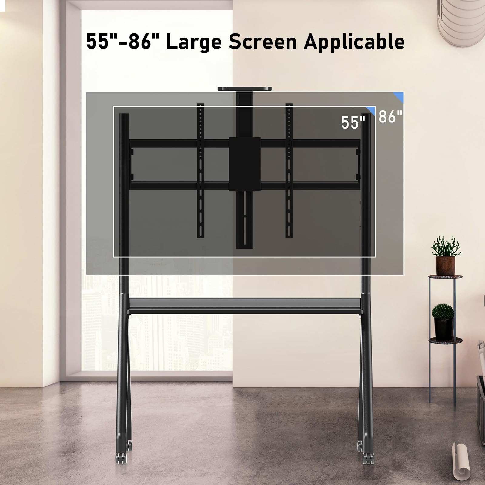 Adjustable Mobile Stand for 55