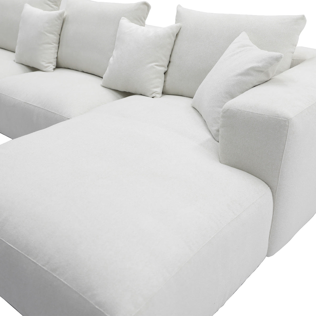 Kolbi Elder Star Sofa - Modern Comfortable Sectional Couch for Living Room, Lounge & Family Room - Soft Fabric Upholstery with Sturdy Frame - Perfect for Relaxing, Entertaining & Movie Nights