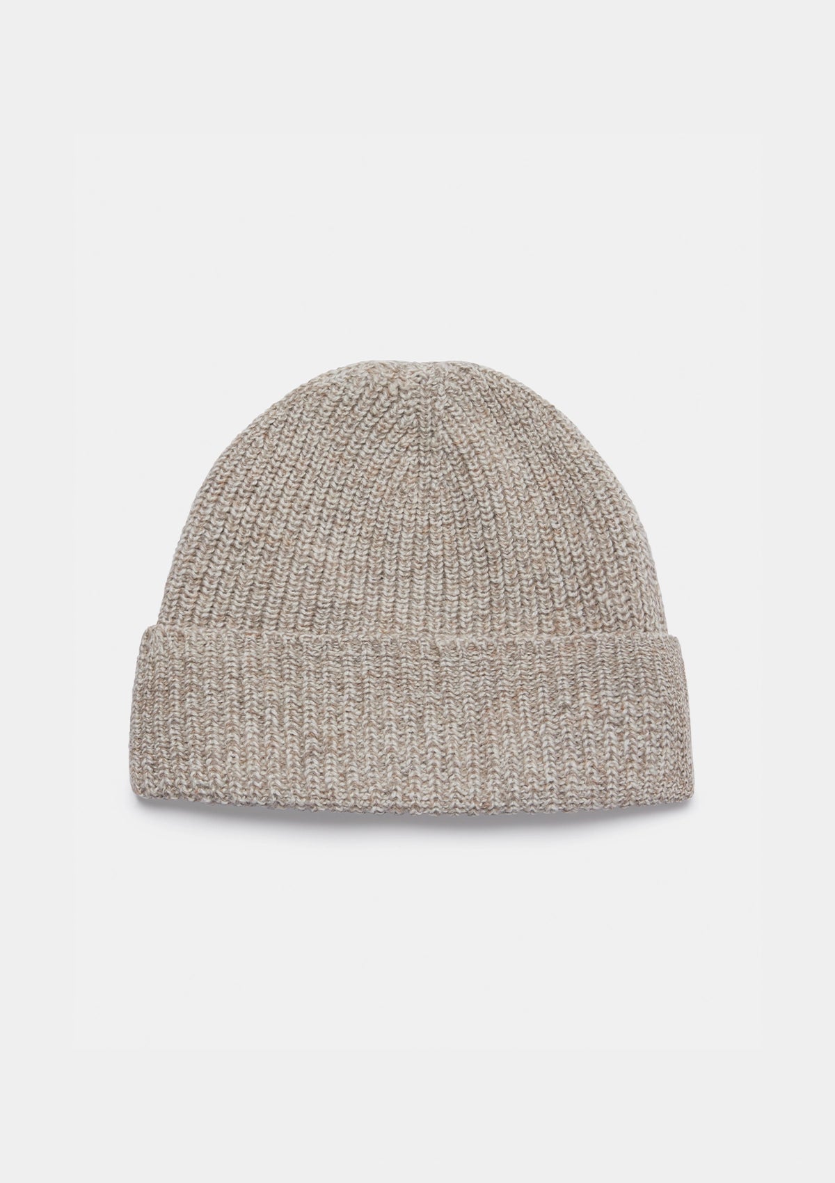 Soft Cream Melange Beanie Hat - Warm Winter Knit Cap for Men & Women - Perfect for Skiing, Snowboarding & Cold Weather Activities