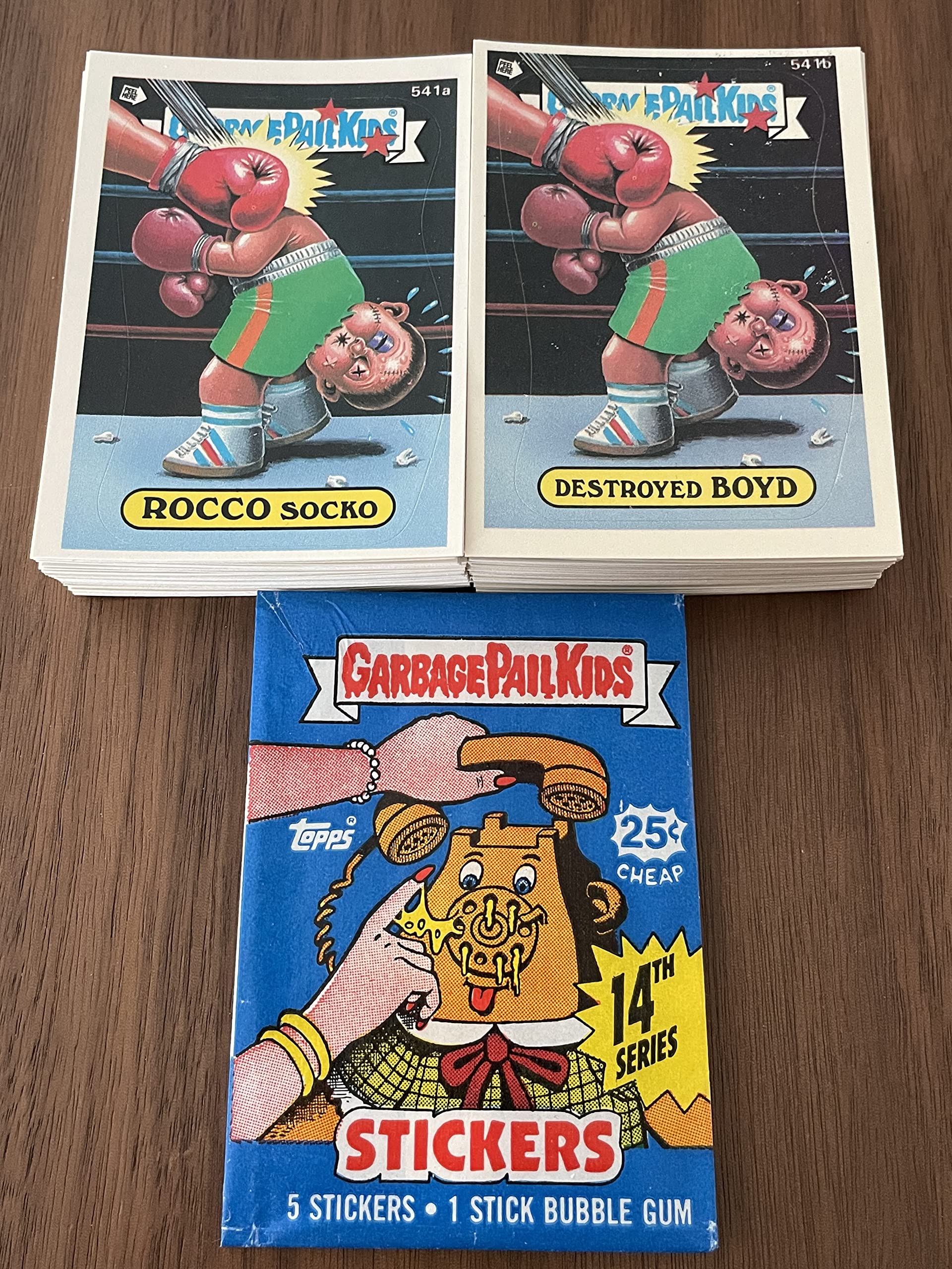 1987 Garbage Pail Kids Series 14 Complete Trading Card Set - 88 Rare Collectible Cards for Vintage Collectors & Pop Culture Enthusiasts | Perfect for Display, Trading & Nostalgic Gift Giving