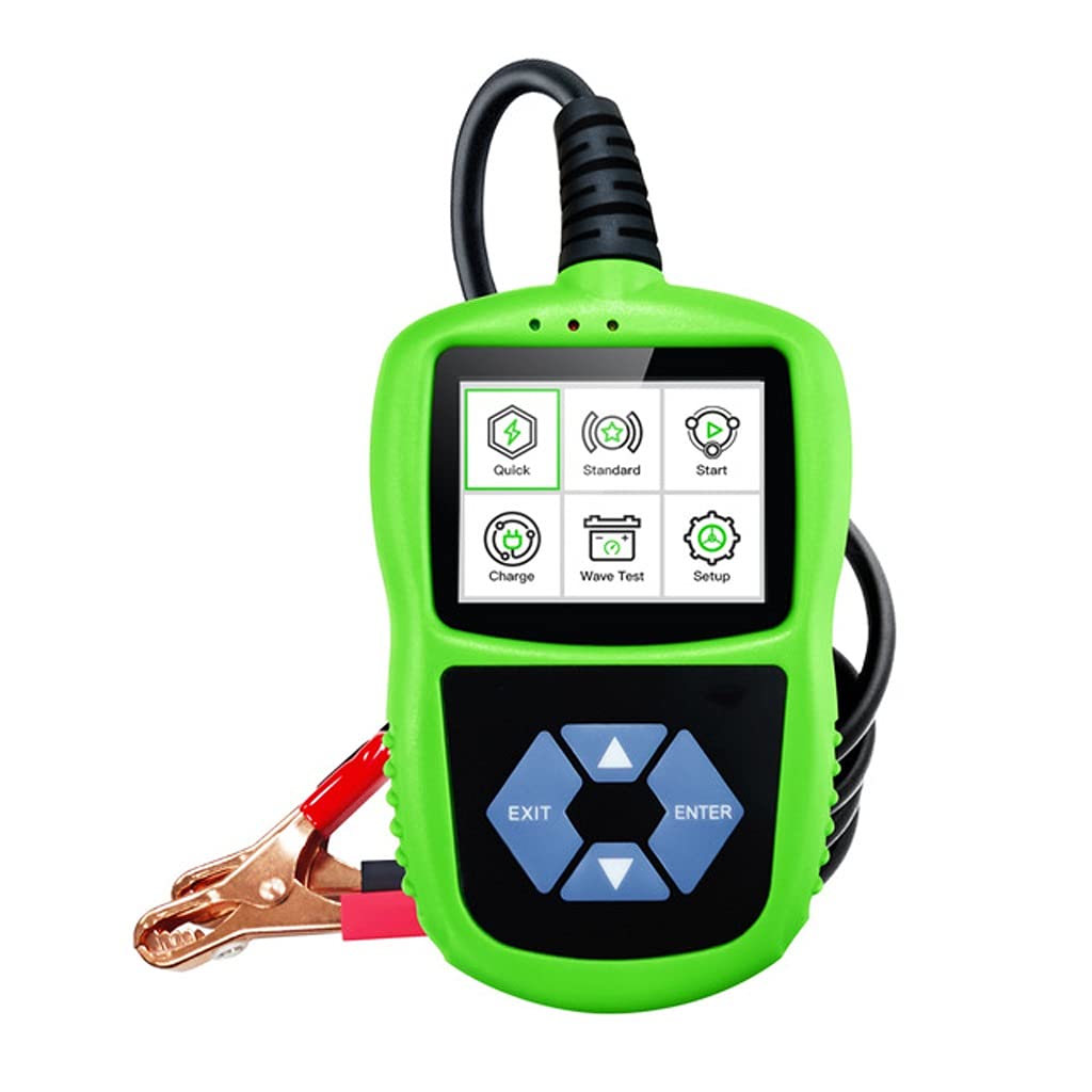 WDBBY BT200 Pro 12V/24V Car Battery Tester - Quick Cranking & Charging Diagnostic Tool for Motorcycle, Truck, SUV - Perfect for Home Mechanics & Auto Shops