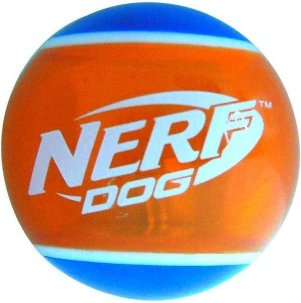 Nerf Dog LED TPR Tennis Ball Toy for Dogs - Glow in The Dark Fetch Toy, Chew Resistant Rubber Ball for Outdoor Play & Nighttime Training - Perfect for Beach, Park & Backyard Fun