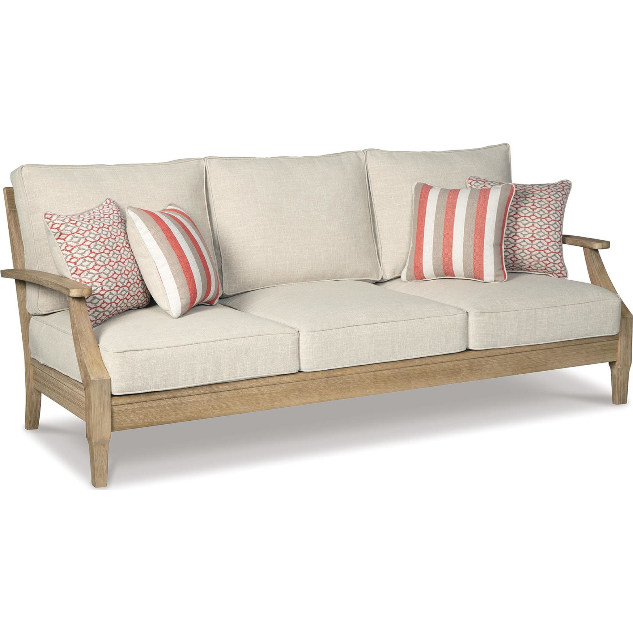 Clare View 3-Piece Outdoor Patio Furniture Set - Waterproof Wicker Rattan Sofa with Cushions - Perfect for Garden, Backyard, Poolside & Balcony Relaxation