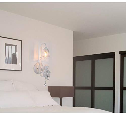 Modern LED Wall Lamps - Art Angel Creative Wall Light for Living Room, Bedroom & Bedside - Energy Efficient Dimmable Wall Lighting Fixtures - Perfect for Home Decor & Ambient Lighting