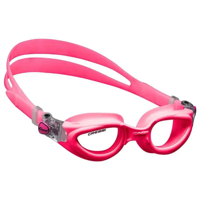 ROCKS Cressi Kids Swim Goggles for Children Ages 7-15 | Anti-Fog UV Protection Swimming Goggles for Pool, Beach & Water Activities