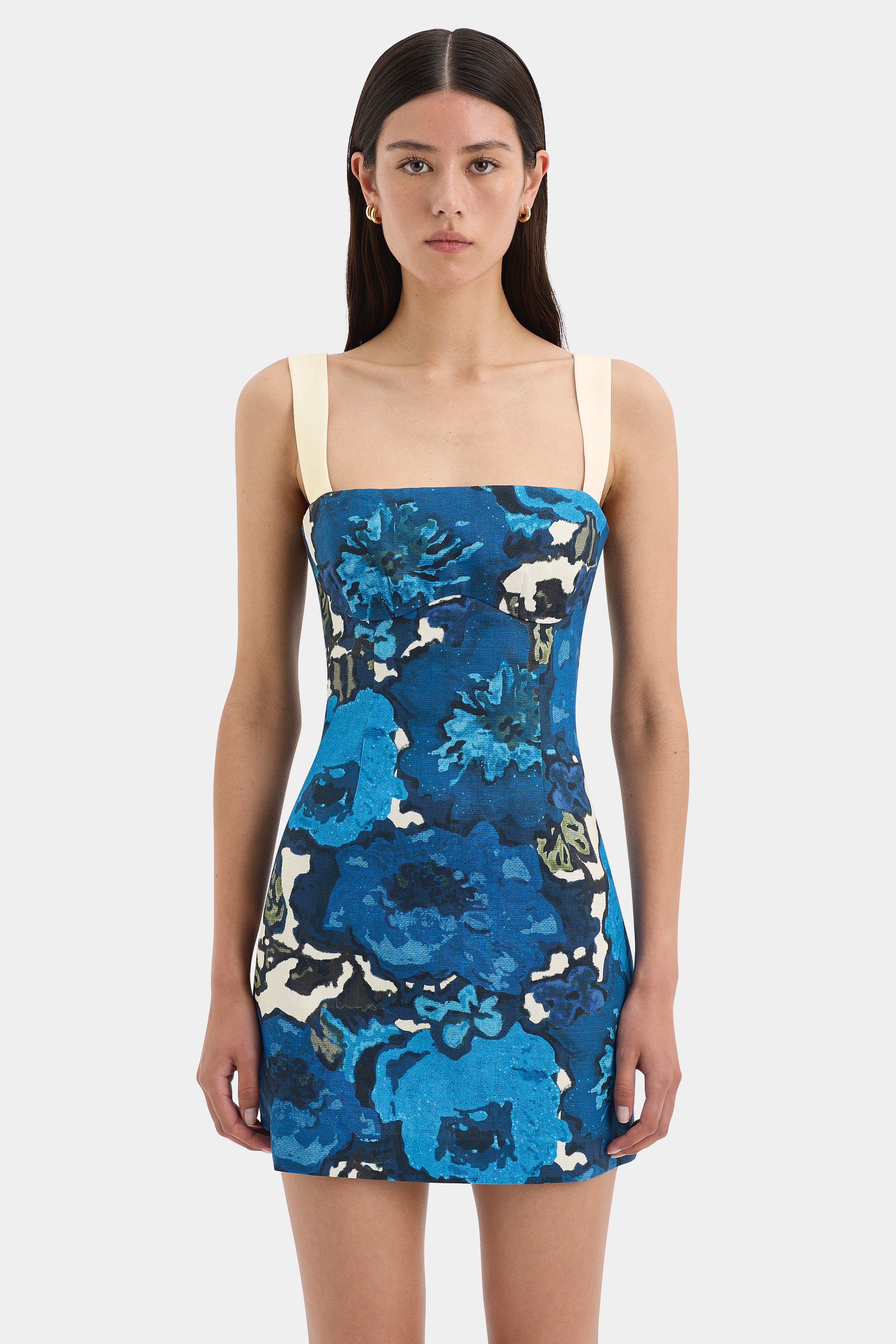 Camellia Mini Dress for Women - Floral Print Summer Party Dress - Perfect for Beach, Vacation & Date Night