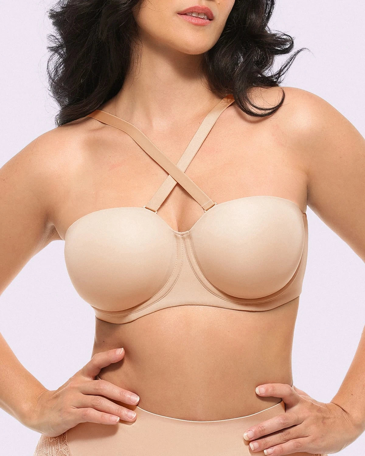 Best Convertible Strapless Push Up Bra for Women - Seamless Comfort, Lift & Support - Perfect for Wedding, Evening Dresses & Everyday Wear