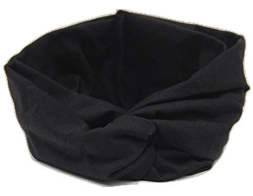 Stylish Black Twist Headbands for Women - Perfect for Workouts, Yoga, and Everyday Fashion
