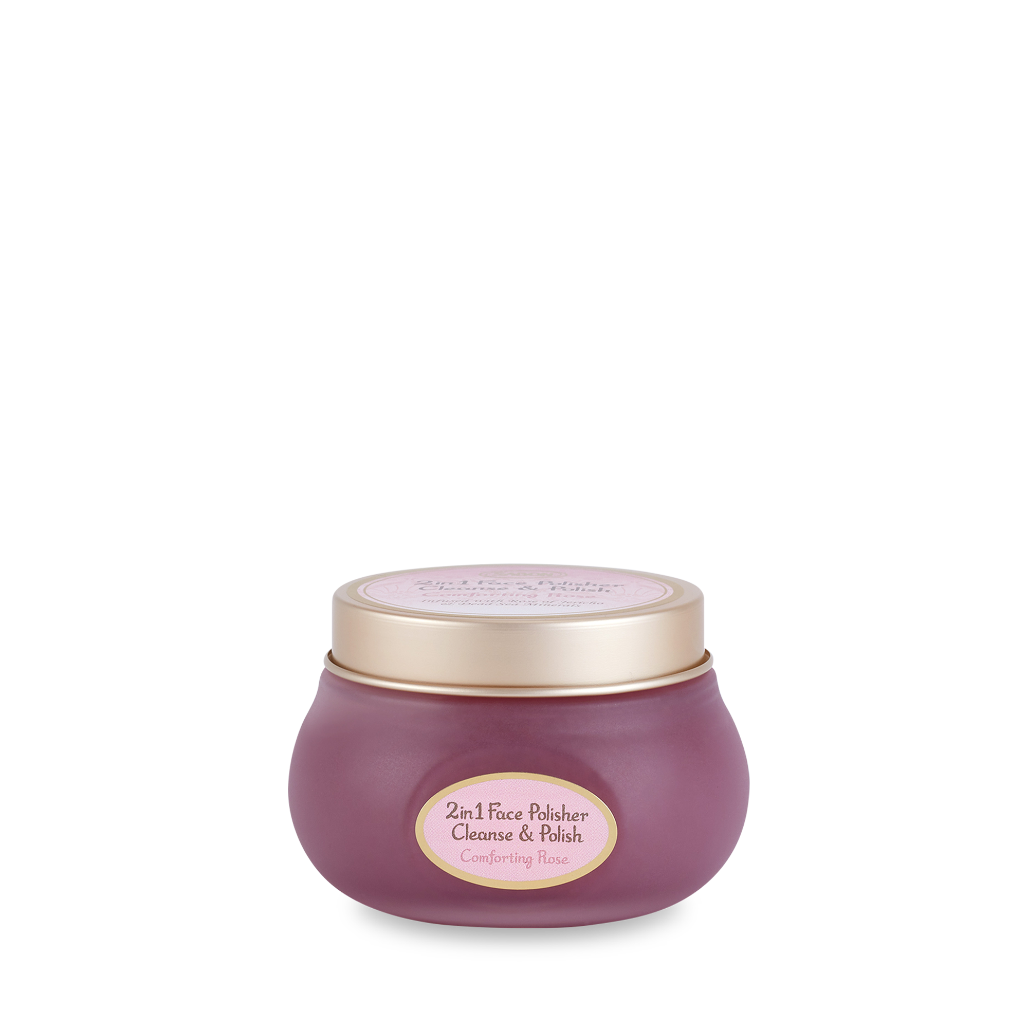 2 in 1 Gelée Face Polisher with Rose Extract - 125mL Gentle Exfoliating & Hydrating Facial Cleanser for Soft, Glowing Skin | Perfect for Daily Skincare Routine & Spa Night Self-Care