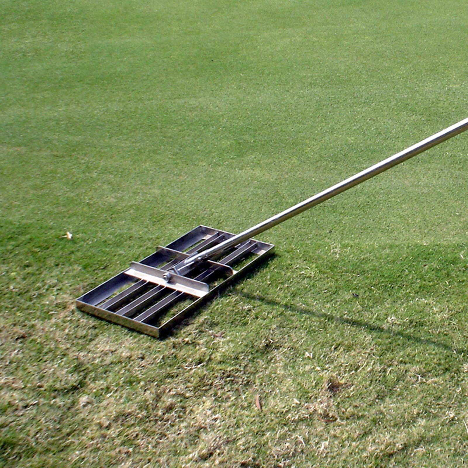 **Heavy-Duty 4FT Lawn Leveling Rake - Stainless Steel Golf & Garden Grass Leveler, Large-Capacity Lawn Pusher (50×135CM) - Perfect for Golf Courses, Landscaping & Yard Maintenance**