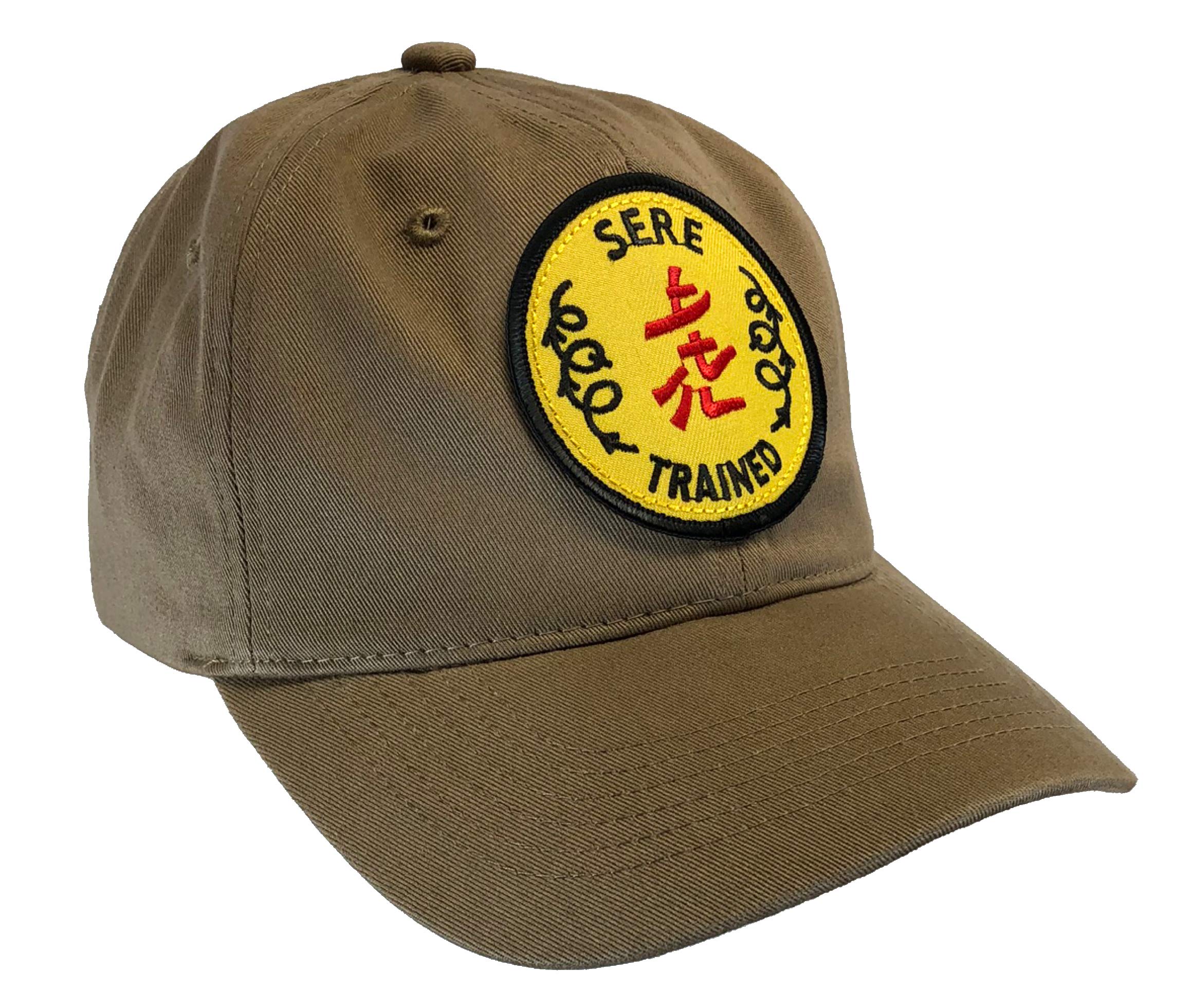 SERE Tactical Hat - DAD Style Ball Cap for Outdoor Survival & Escape (Khaki)
