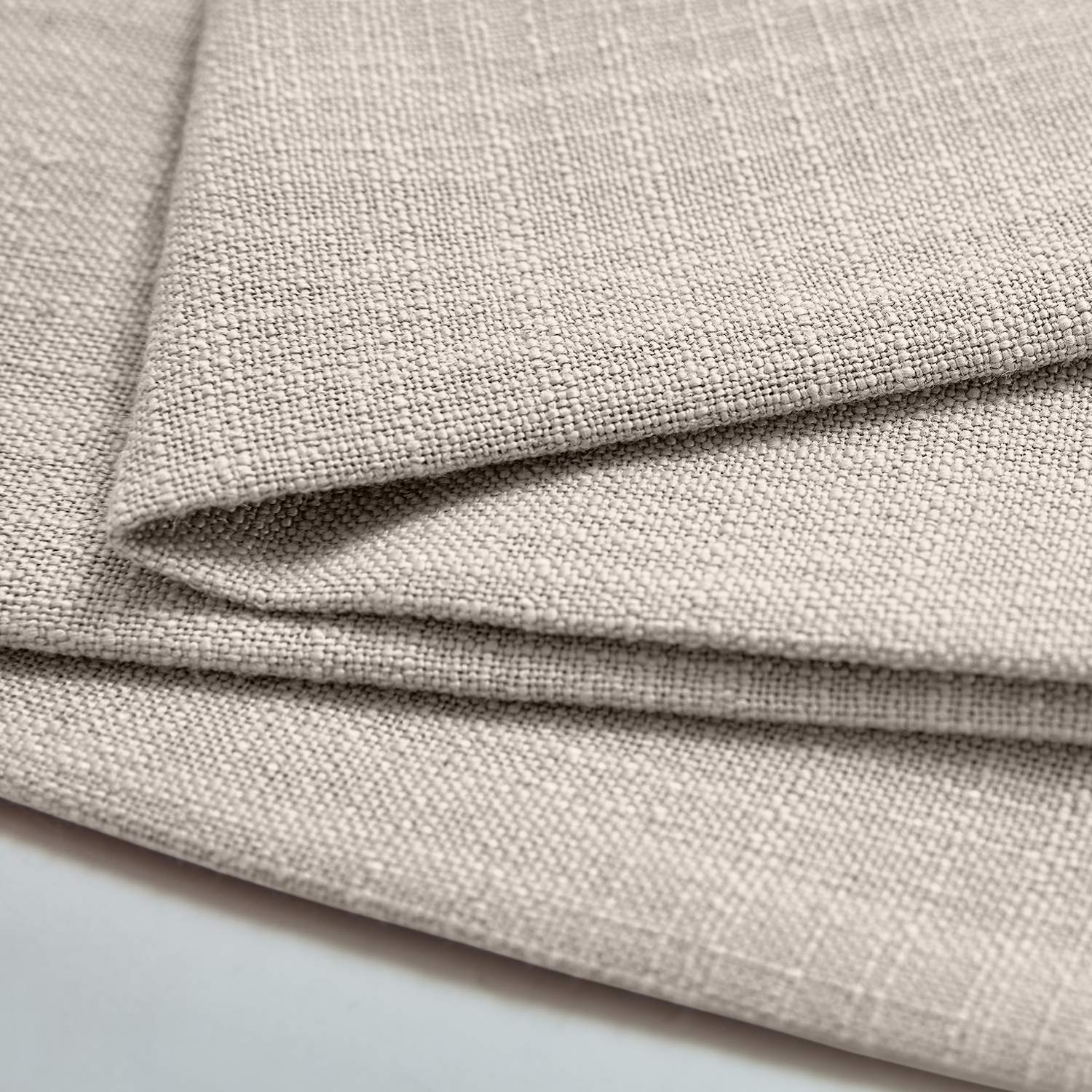 Thermal Insulated Linen Curtains for Bedroom & Living Room - 84x84 Inch Blackout Drapes with Rod Pocket & Back Tab Hooks - Pink Lemonade Privacy Panels (1 Panel) | Perfect for Home Decor, Light Control & Noise Reduction
