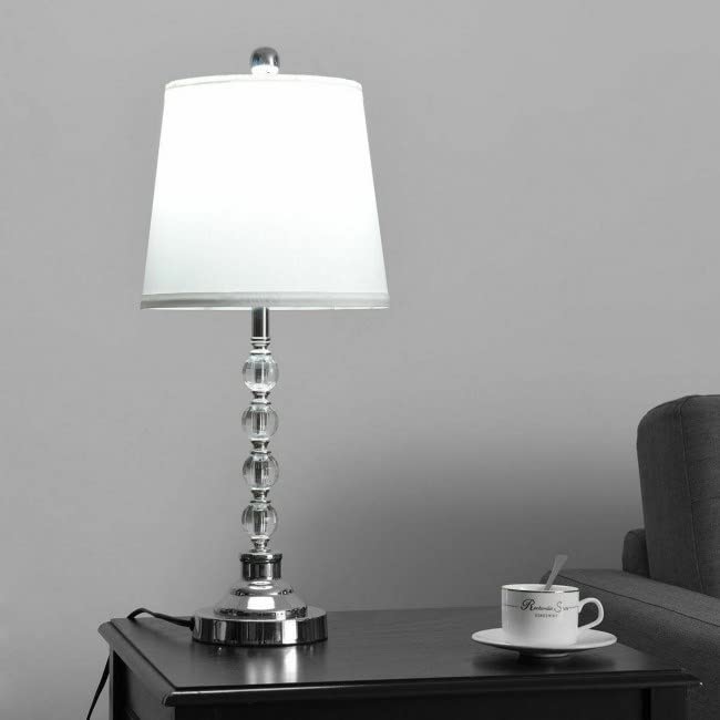 Modern 3-Piece Floor Lamp and Table Lamps Set for Living Room - Adjustable Brightness LED Lighting Combo for Bedroom, Office & Study Area