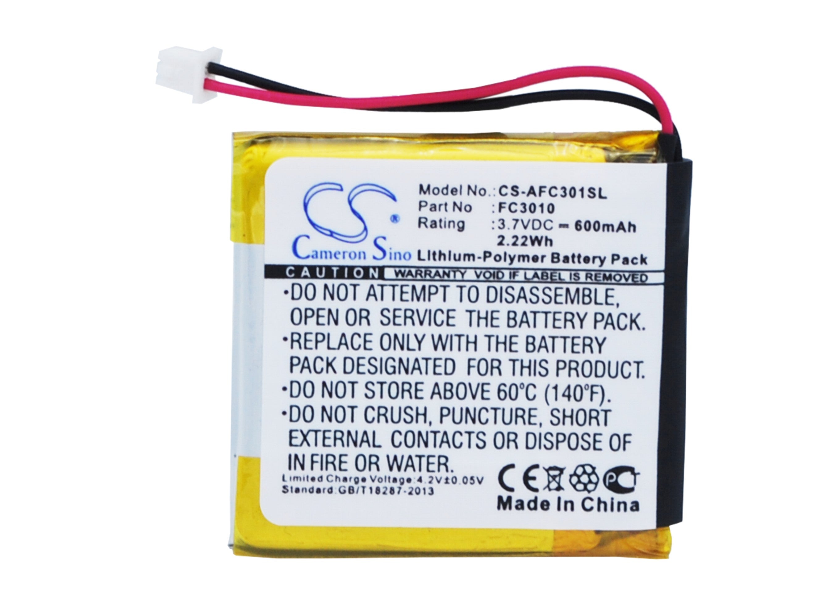 Acme FC3010 Flycam3 Camera Replacement Battery - Compatible with Flycam3 Drones - Long Lasting Power for Aerial Photography & Videography