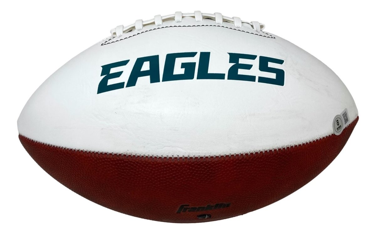 Brian Dawkins Autographed Philadelphia Eagles NFL Football with Team Logo - Perfect for Eagles Fans, Collectors & Sports Memorabilia Displays