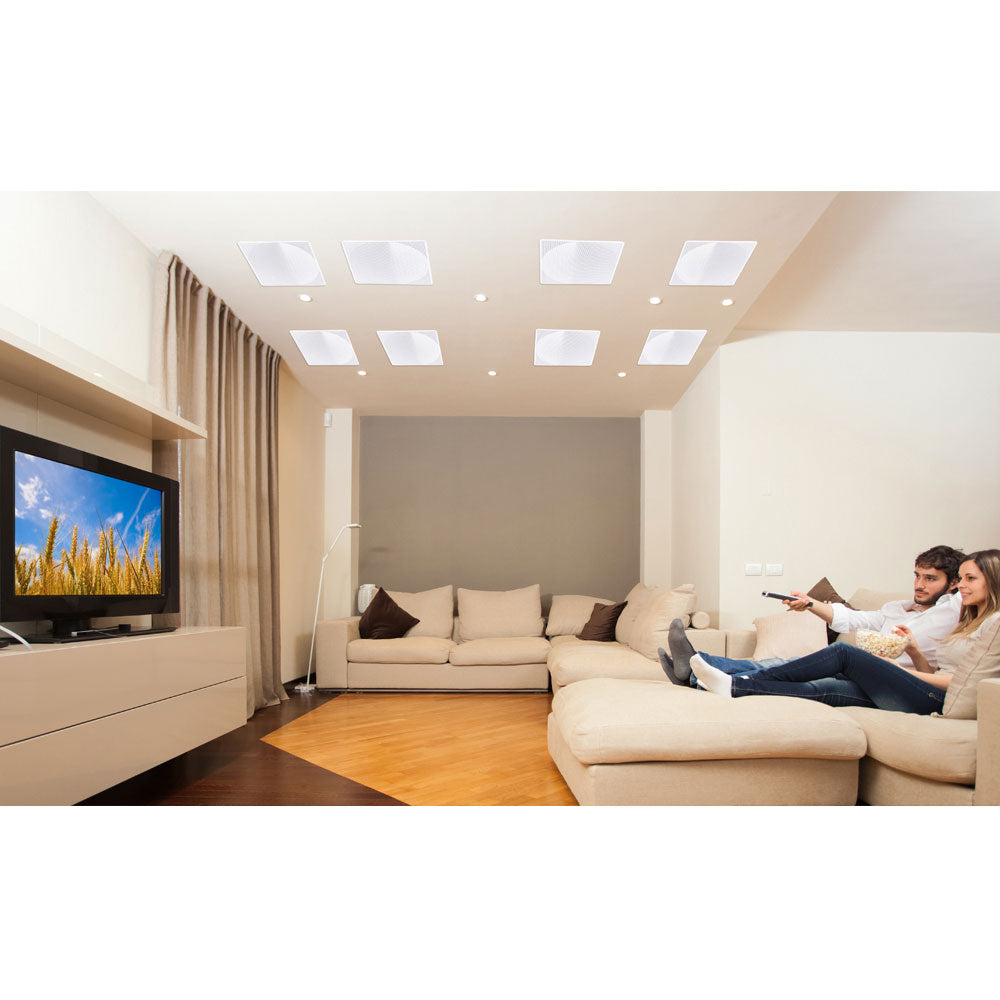 6.5 Inch In-Wall & Ceiling Speakers - Premium Home Audio System for Living Room, Bedroom, and Home Theater Installation