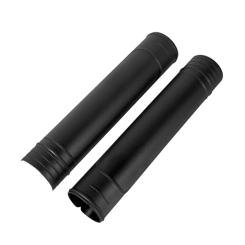 Motorcycle Upper Fork Guards - High Impact Resistance Plastic Wraps for Dirt Bike | Compatible with Yamaha, Kawasaki, Husqvarna (Black) | Off-Road Protection & Style Upgrade