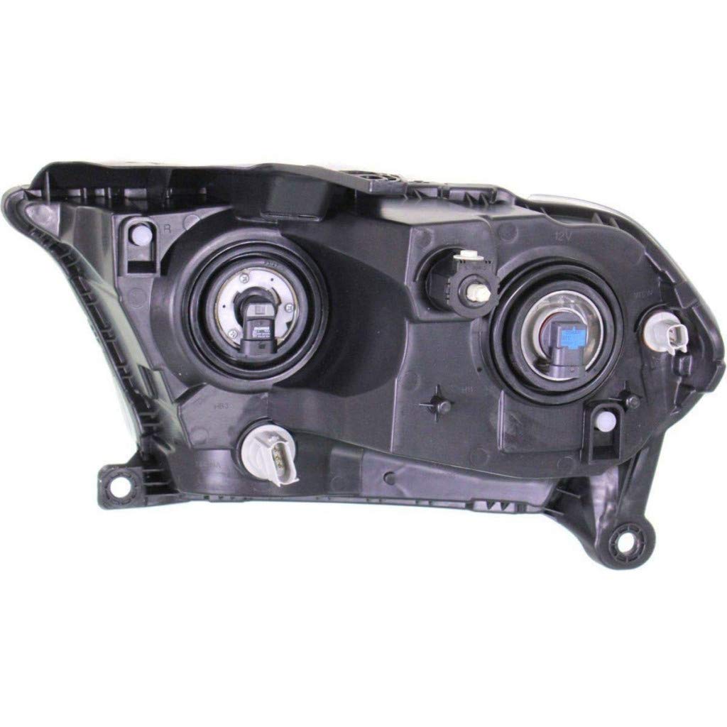 Dodge Durango Headlight Assembly Passenger Side 2011-2013 | DOT Certified Replacement with Bulbs | Part #CH2503228 & 55079366AC | Perfect for Night Driving & Off-Road Adventures