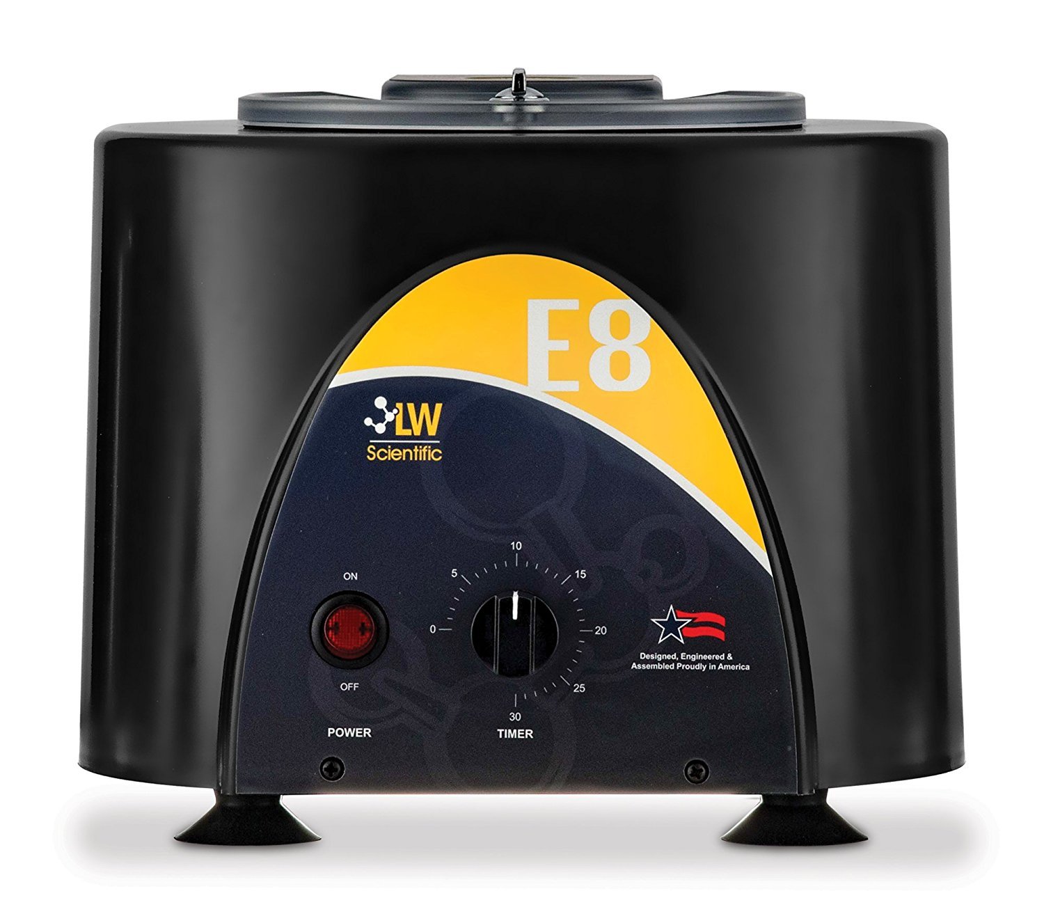 E8C-U8AF-1503 Fixed Speed Centrifuge with Timer - 8 Place Angled Rotor for Lab, 110V/220V - Ideal for Medical, Research & Clinical Sample Processing