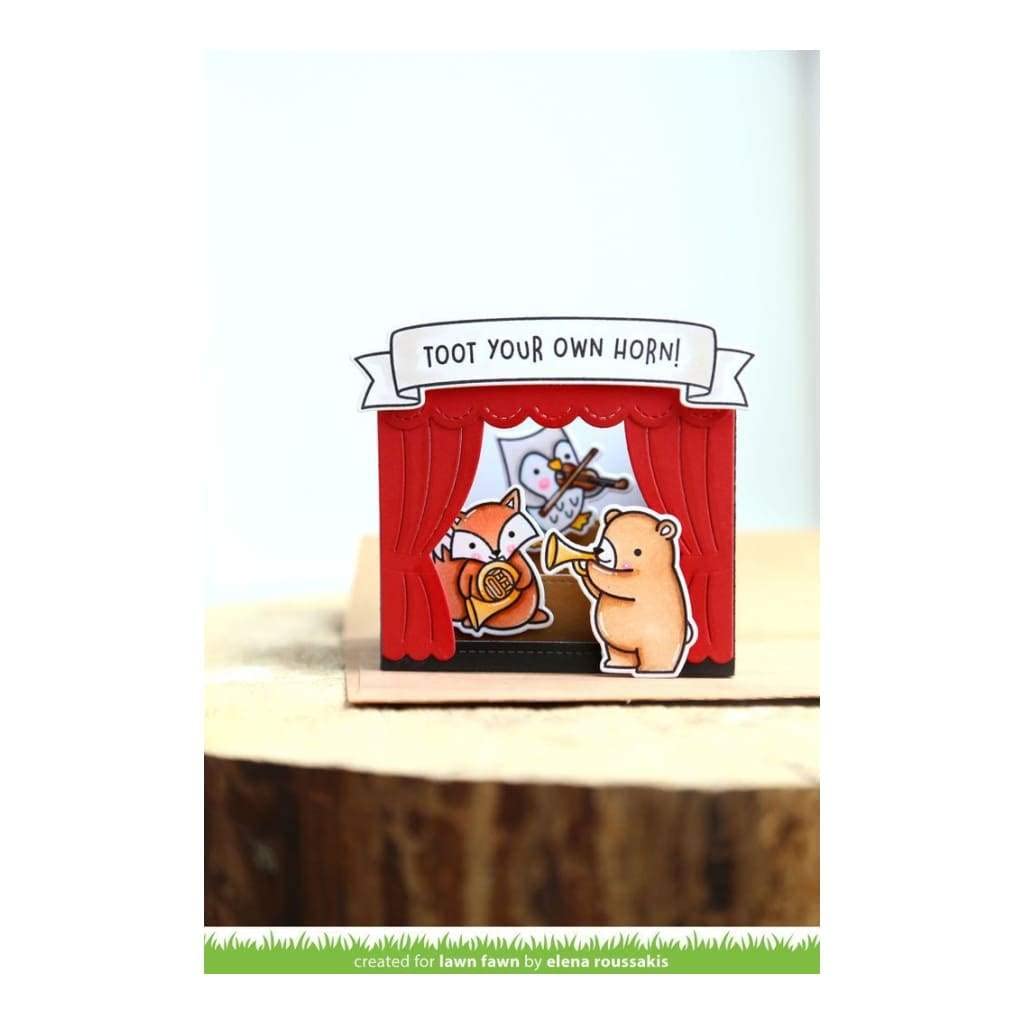 Lawn Fawn LF1706 Shadow Box Card Theater Craft Die Set for DIY Scrapbooking & Card Making - Perfect for Handmade Greeting Cards, Invitations, and Home Decor Projects