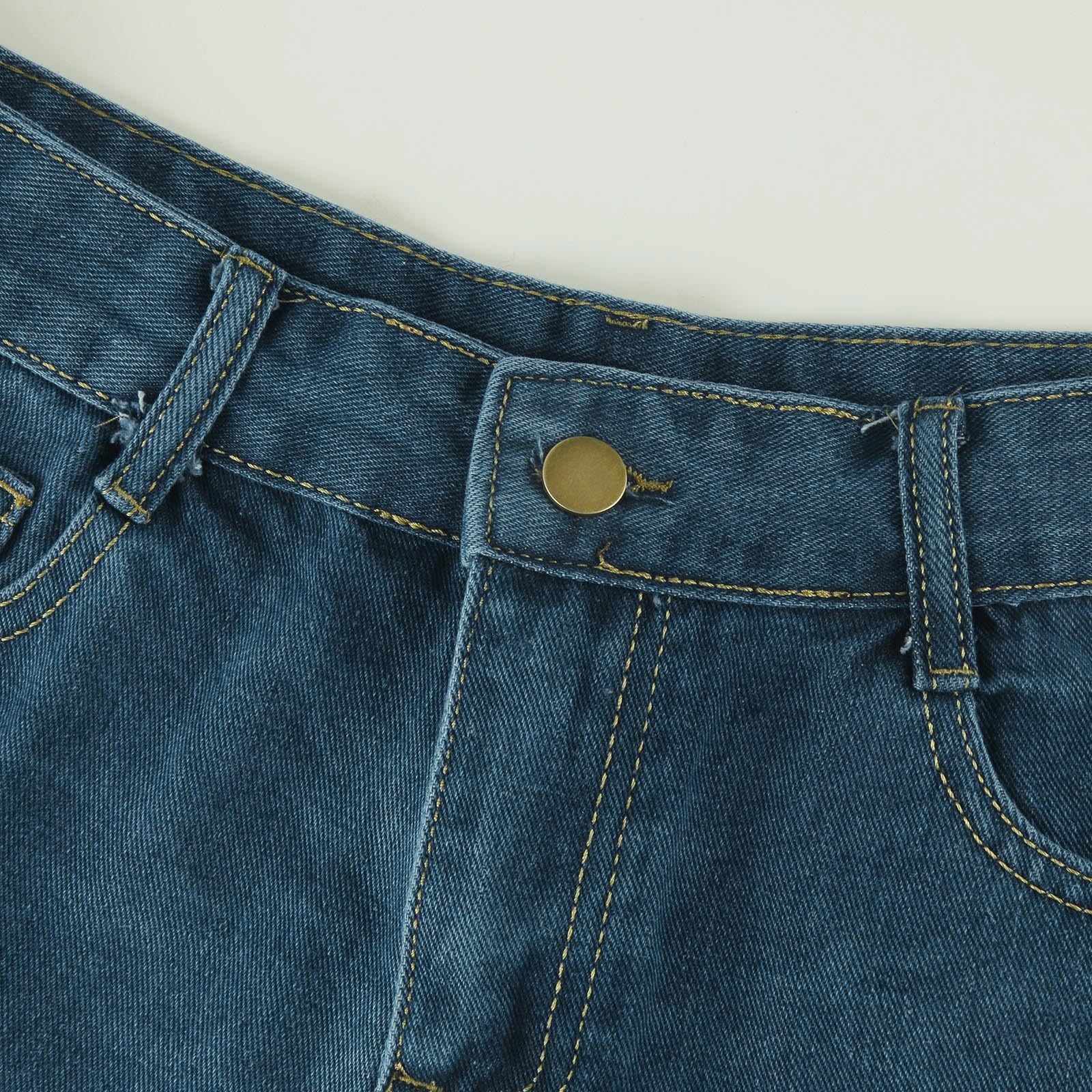2024 Women's High Waist Stretchy Ripped Denim Shorts - Sexy Casual Summer Jean Shorts for Y2K Streetwear | Perfect for Beach Outings, Music Festivals & Everyday Wear