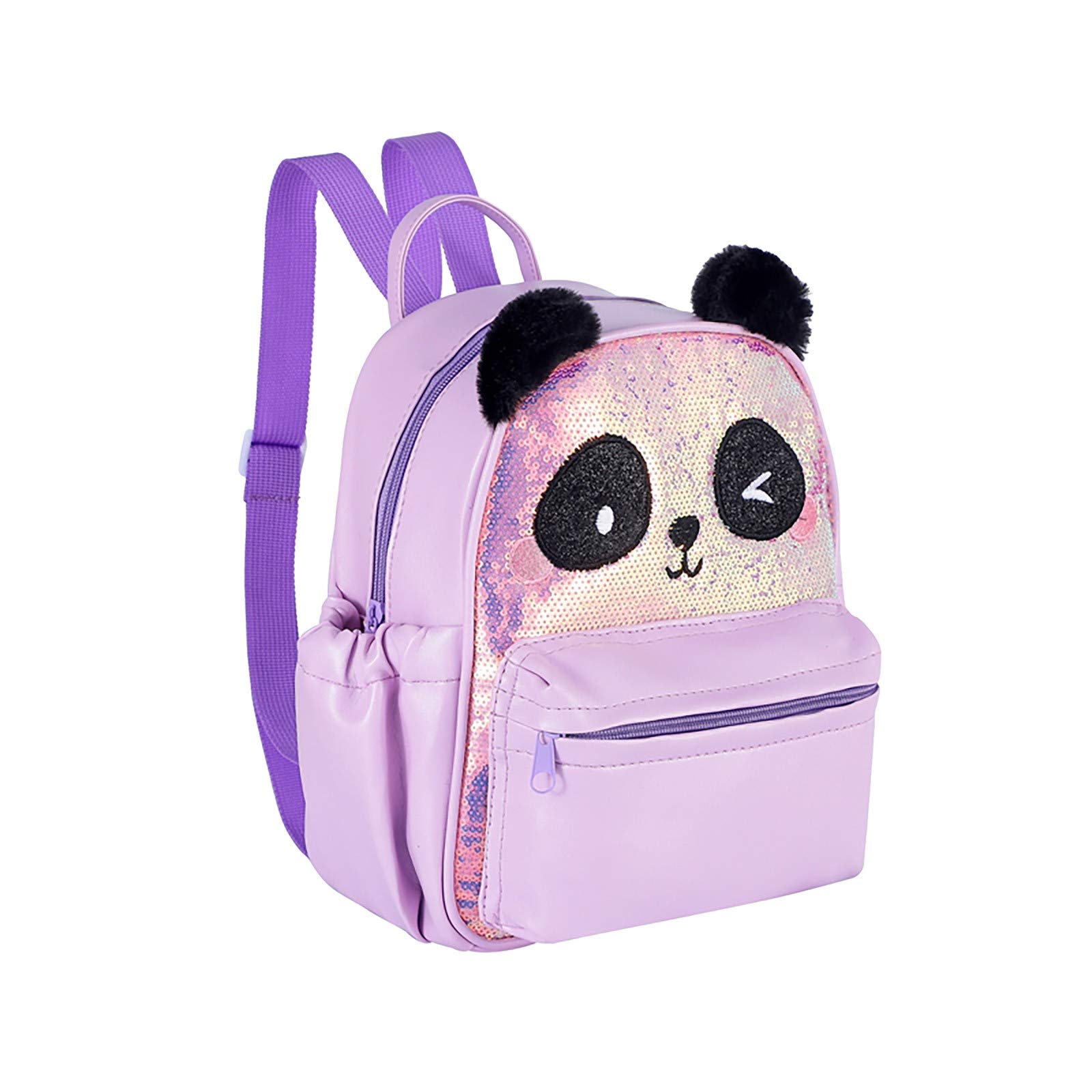 Cute Sequin Cartoon Backpack for Girls - Kids School Backpack with Adjustable Straps - Perfect for School, Travel, and Daily Use