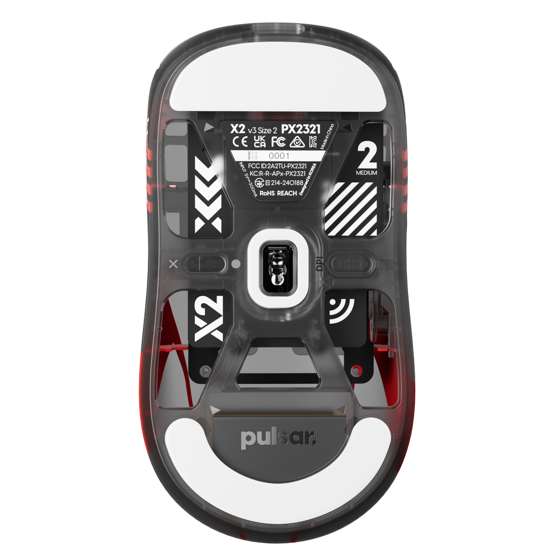 Pulsar X2 v3 Medium Wireless Gaming Mouse - T1 Edition | Lightweight Esports Mouse for FPS & MOBA Games | Perfect for Competitive Gaming & Streaming