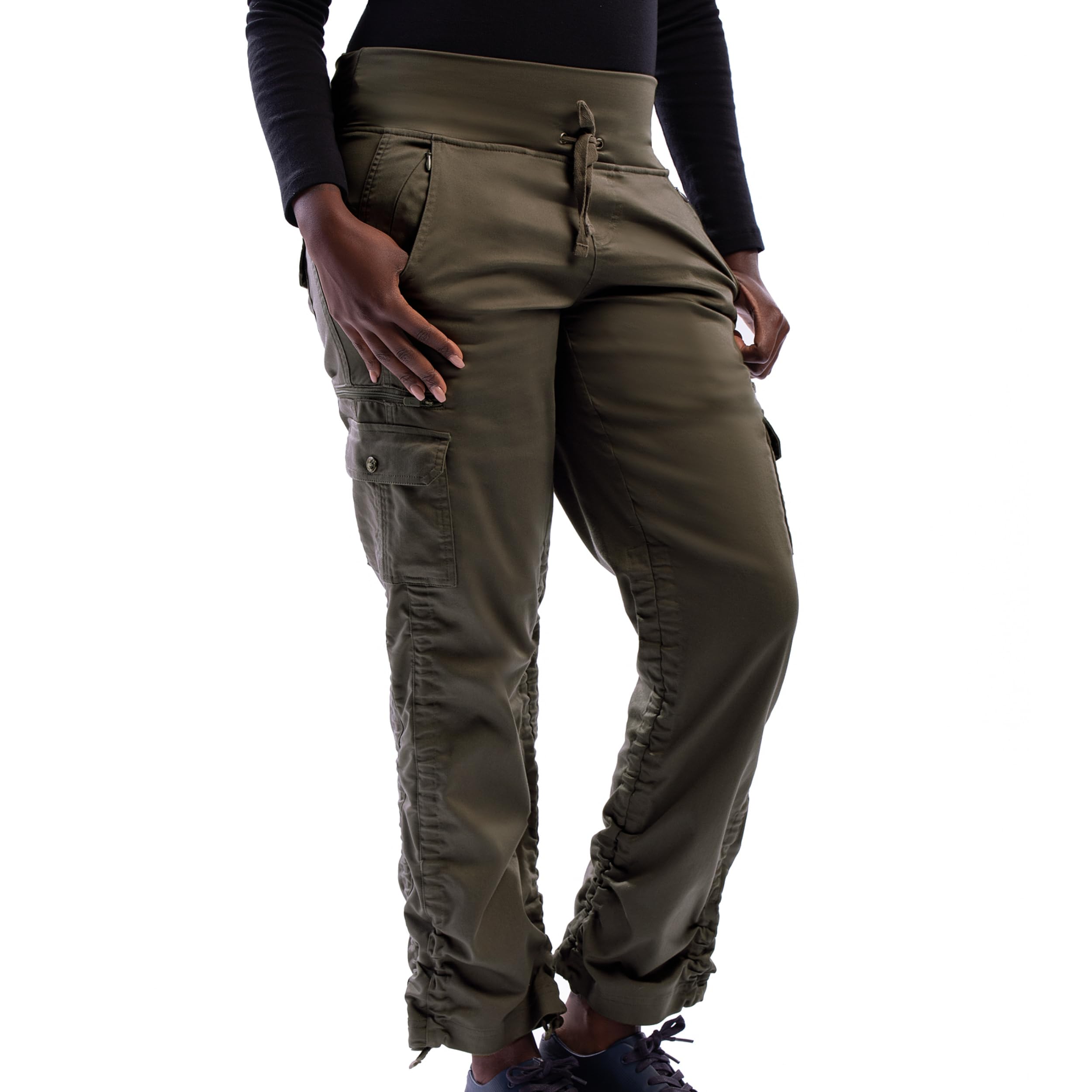 SCOTTeVEST Margaux Cargaux Women's Travel Cargo Pants with 11 Hidden Pockets - Lightweight Hiking Pants for Outdoor Adventures, Airplane Travel & Everyday Wear