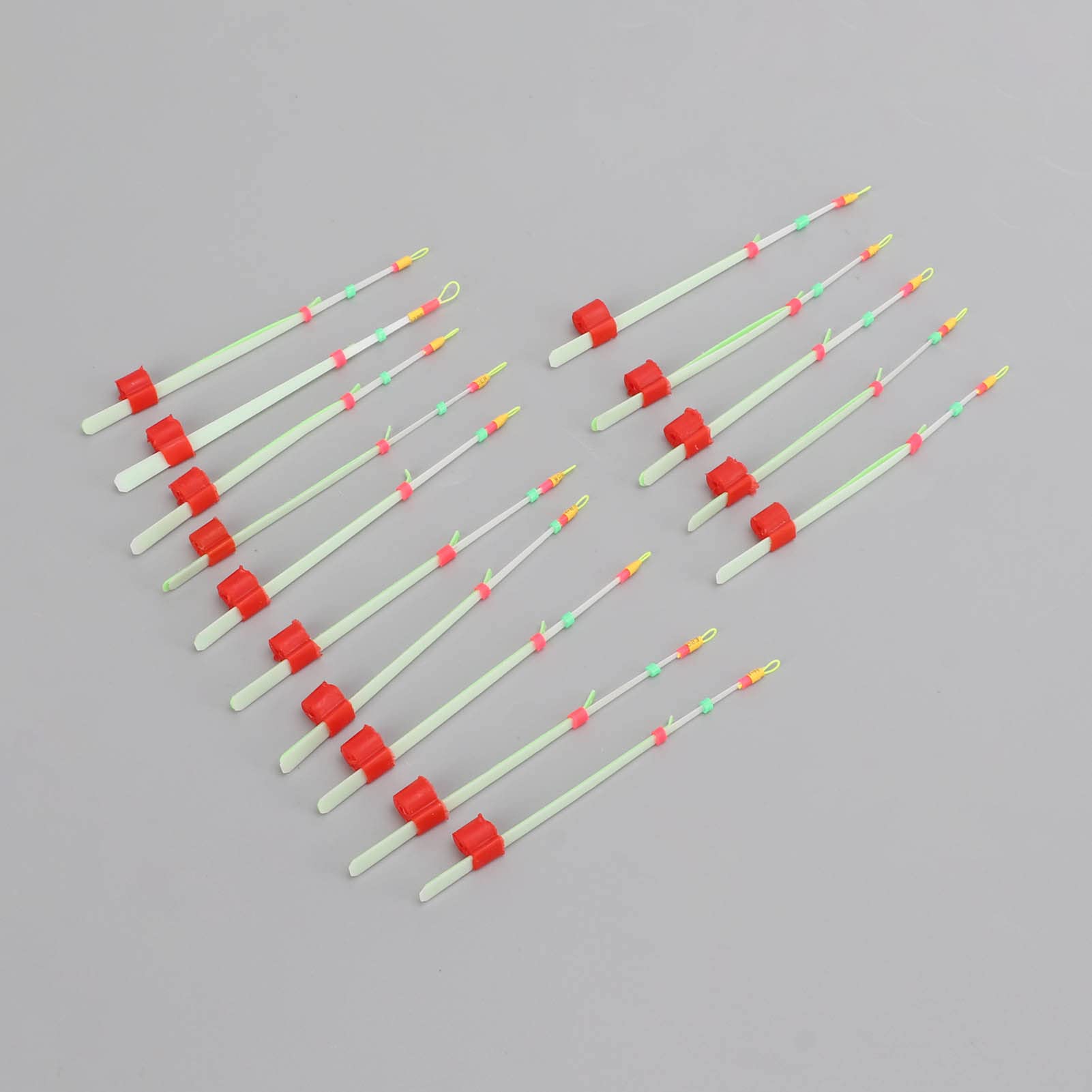 15Pcs Ice Fishing Rod Top Tips - Portable Mini Winter Fishing Pole Tip Accessories for Ice Fishing Tackle - Great for Ice Angling, Winter Fishing & Outdoor Adventures
