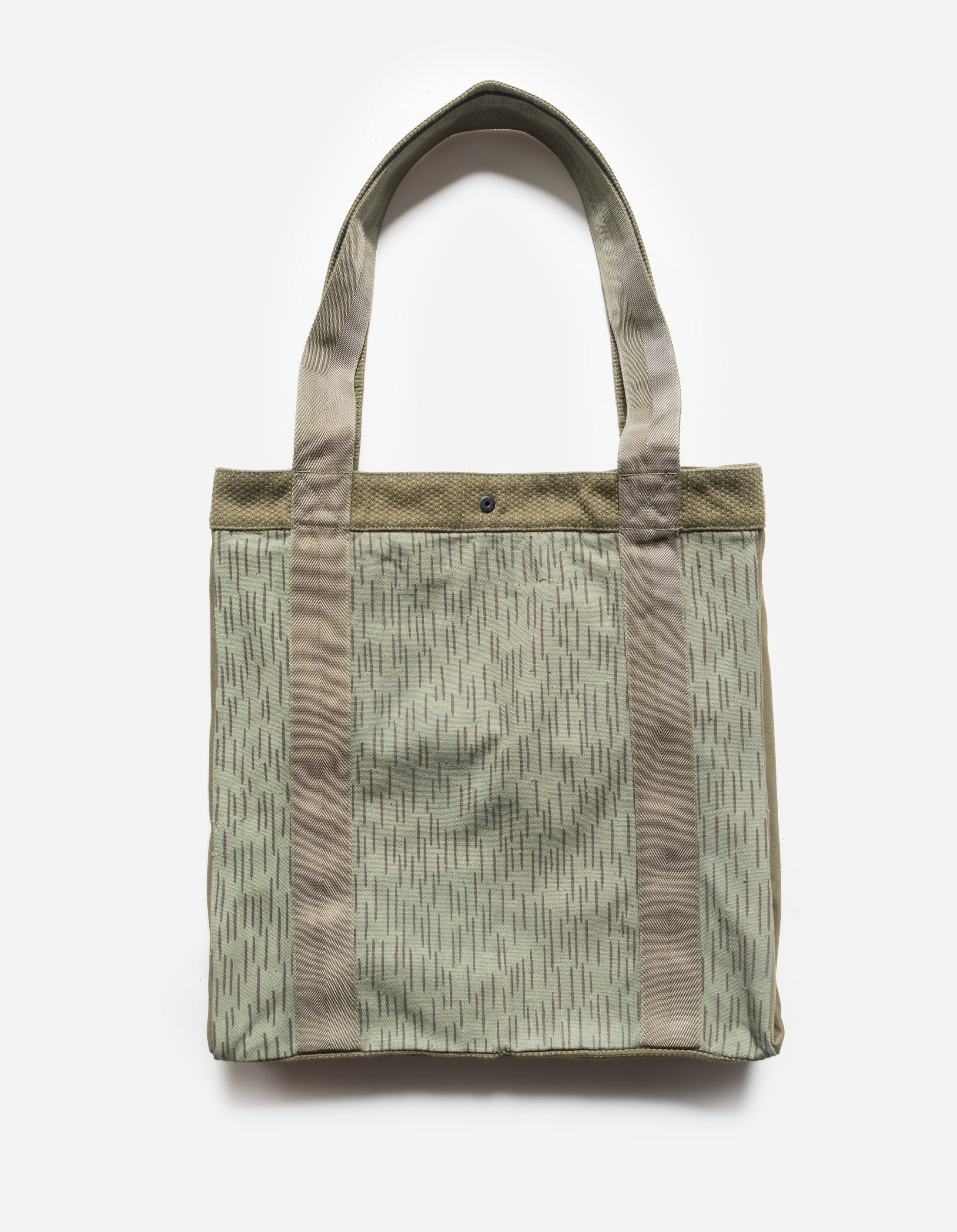 Eco-Friendly Upcycled Olive Tote Bag - Sustainable Fashion Accessory for Shopping, Beach & Daily Use