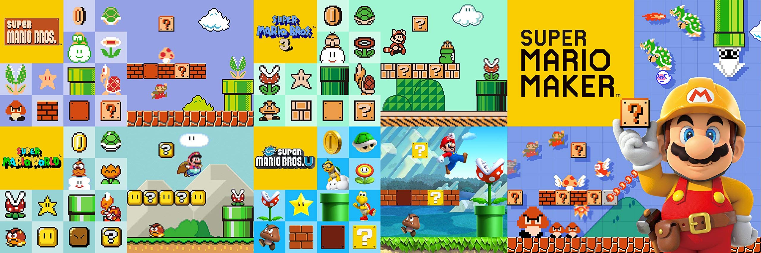 Refurbished Super Mario Maker Game for Nintendo Wii U - Create & Share Custom Levels | Perfect for Family Fun & Gaming Enthusiasts