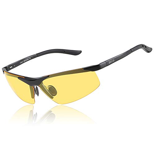 D Black Frame Yellow Lens