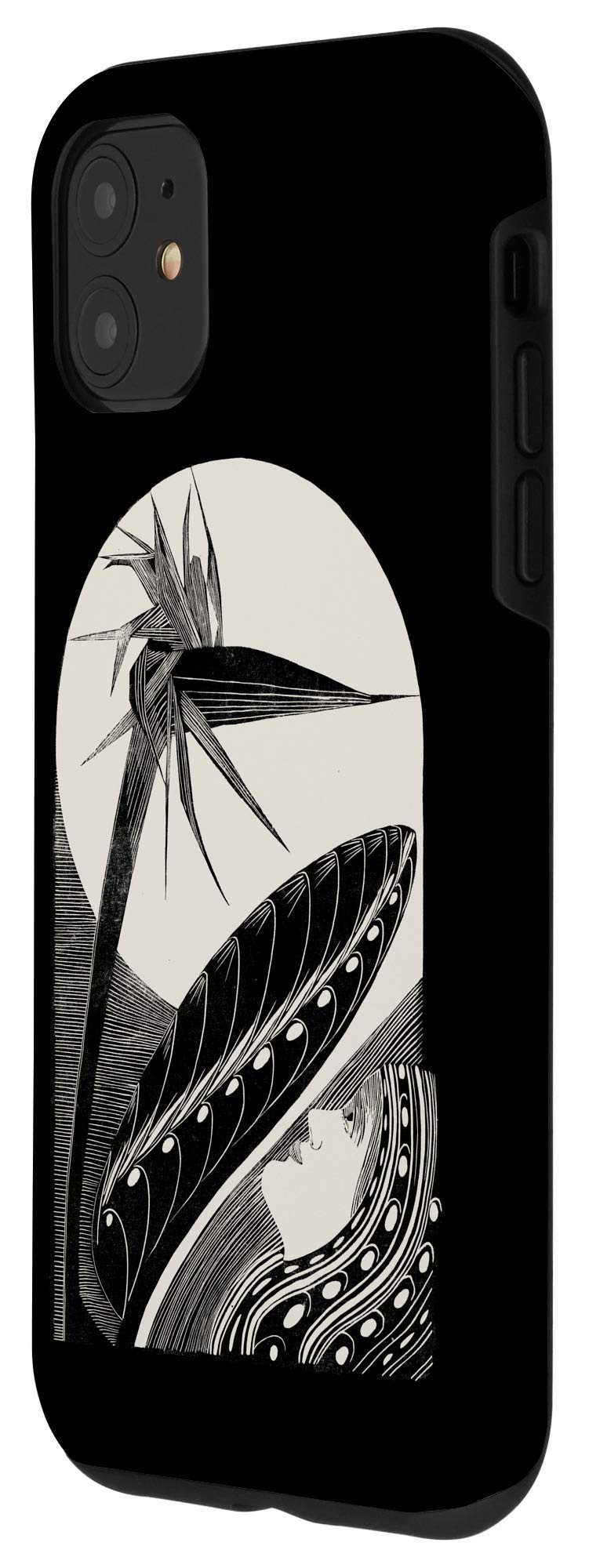 iPhone 11 Case with Strelitzia Exotic Plants Design - Premium Bird of Paradise Flower Botanical Phone Cover for Women & Men - Perfect for Travel, Beach & Tropical Vacation Accessories