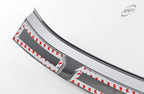 2013-2018 Hyundai Santa Fe Sport Chrome Hood Guard - 3 Piece Bonnet Protector for Enhanced Vehicle Protection | Perfect for Off-Roading, Highway Driving & Car Shows