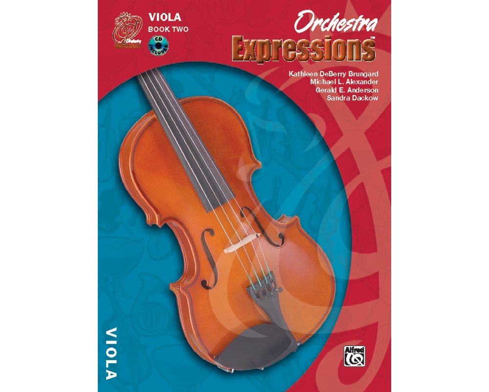 Orchestra Expressions Book 2: Viola Student Edition with CD - Perfect for School Music Programs & Private Viola Lessons