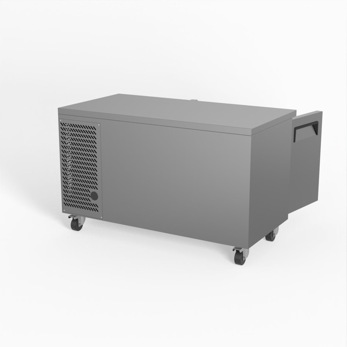 AG 2-Door Commercial Worktop Refrigerator - 700mm Depth Under Counter Fridge for Restaurants, Bars & Kitchens | Energy Efficient Stainless Steel Freezer
