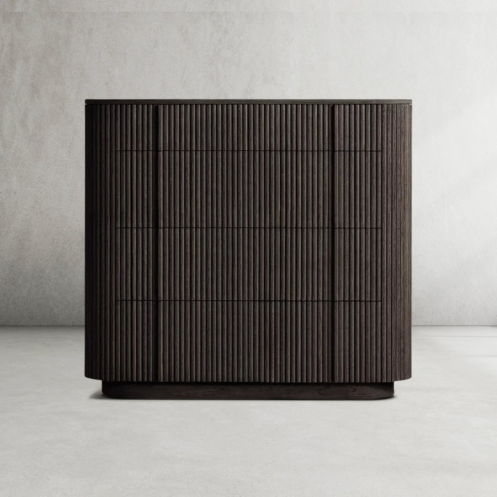 Mulholland Modern 5-Drawer Dresser - Stylish Wooden Cabinet for Bedroom Storage & Organization - Perfect for Home, Office, or Dorm Room Decor