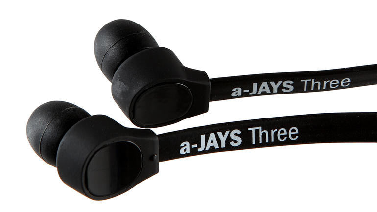 JAYS Three Wireless Earbuds - Bluetooth 5.0 in-Ear Headphones with Noise Cancellation, 24H Playtime, IPX7 Waterproof for Running, Gym, Workout & Travel