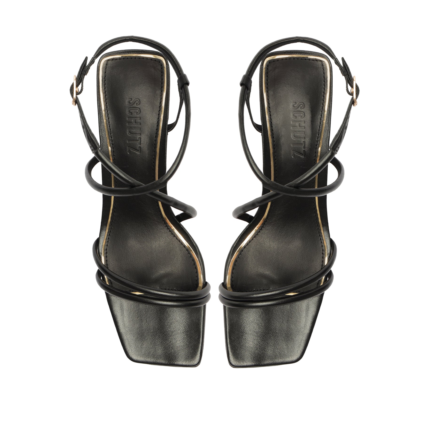 Aimee Block Leather Sandal for Women - Comfortable Summer Slide Sandals with Cushioned Footbed | Perfect for Beach, Vacation & Casual Outings