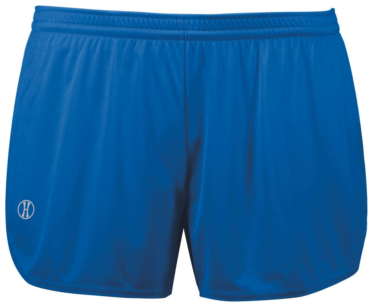 Holloway Sportswear Women's PR Max Running Shorts - High Waist Athletic Track Shorts for Running, Gym & Workouts - Breathable Lightweight Quick-Dry Fabric - Royal Blue - Perfect for Sprint Training, HIIT & Yoga