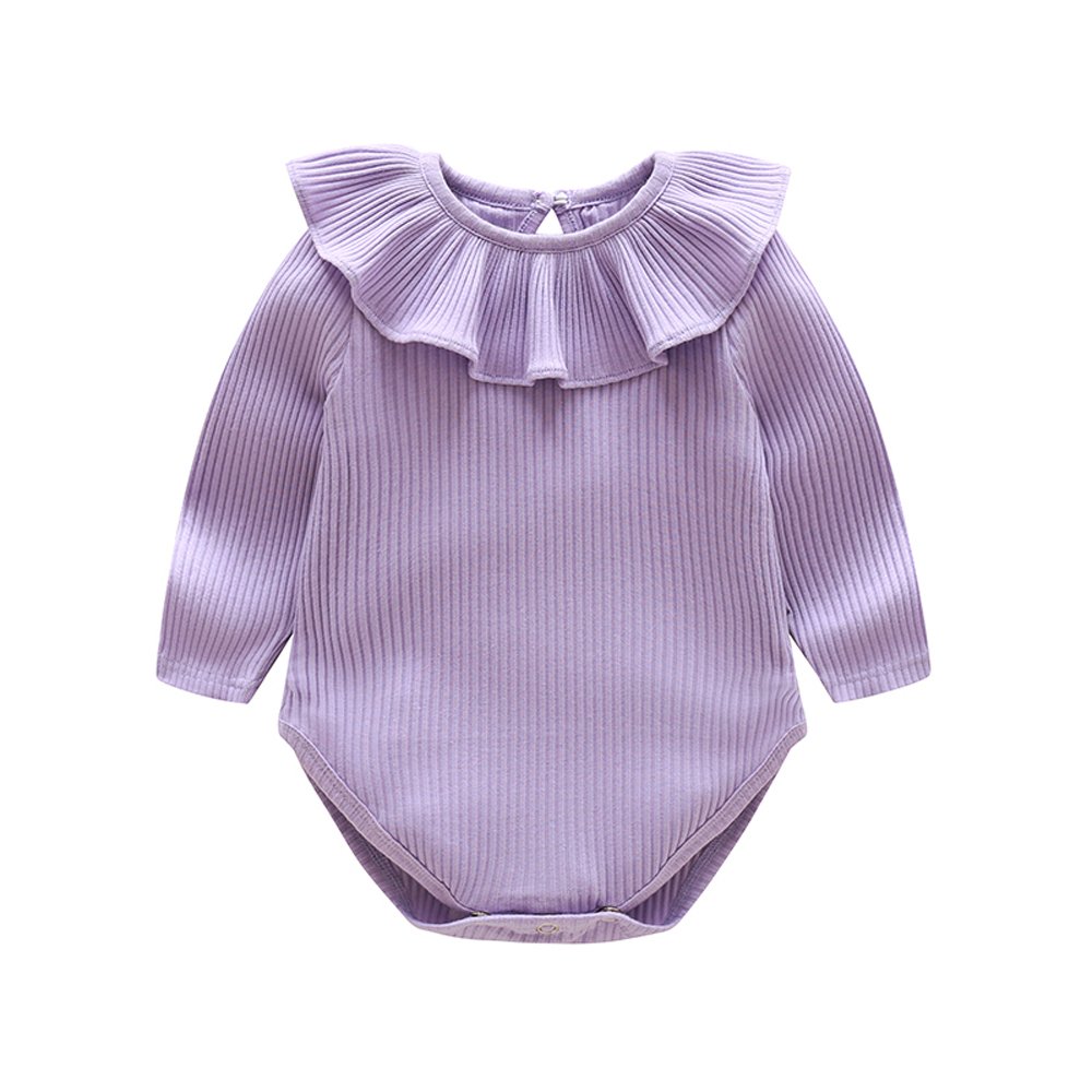 Adorable Baby Striped Romper - Long Sleeve Cotton Jumpsuit for Boys & Girls | Perfect for Playtime, Photoshoots & Everyday Wear