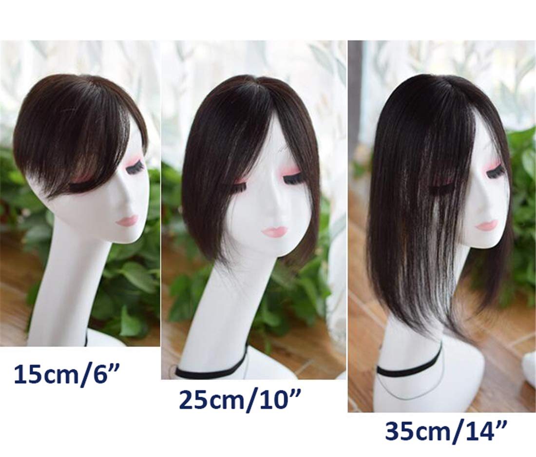 5 x 8cm Mono Crown Topper Human Hair for Women - 10